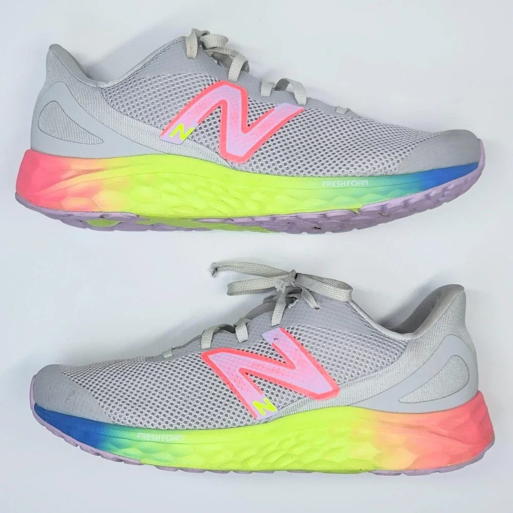 New Balance Fresh Foam Arishi Shoes Big Kids Size 7 Multicolor Running Sneakers